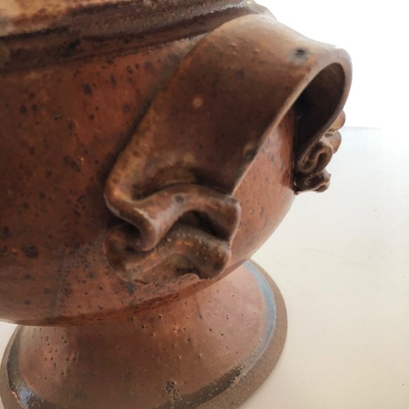 VINTAGE 70s STUDIO POTTERY LARGE SOUP TUREEN MCM - Picture 5 of 10